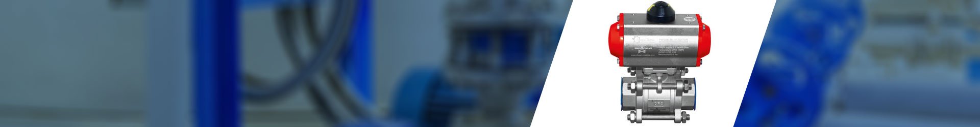 PNOMATİK AKTUATÖRLÜ PASLANMAZ VANA