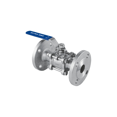 3 PIECE FLANGED STAINLESS STEEL BALL VALVE FLANGED