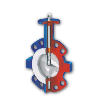 DMS VALVE TEFLONA TEFLON WAFER TİP KELEBEK VANA
